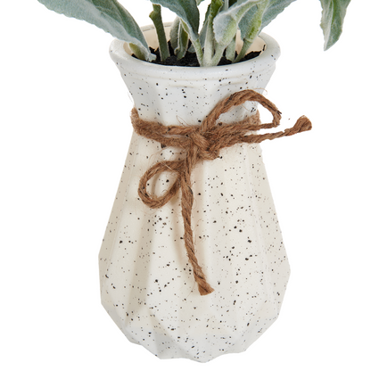 Lambs Ear Faux Plant 30cm Green Indoor Decor