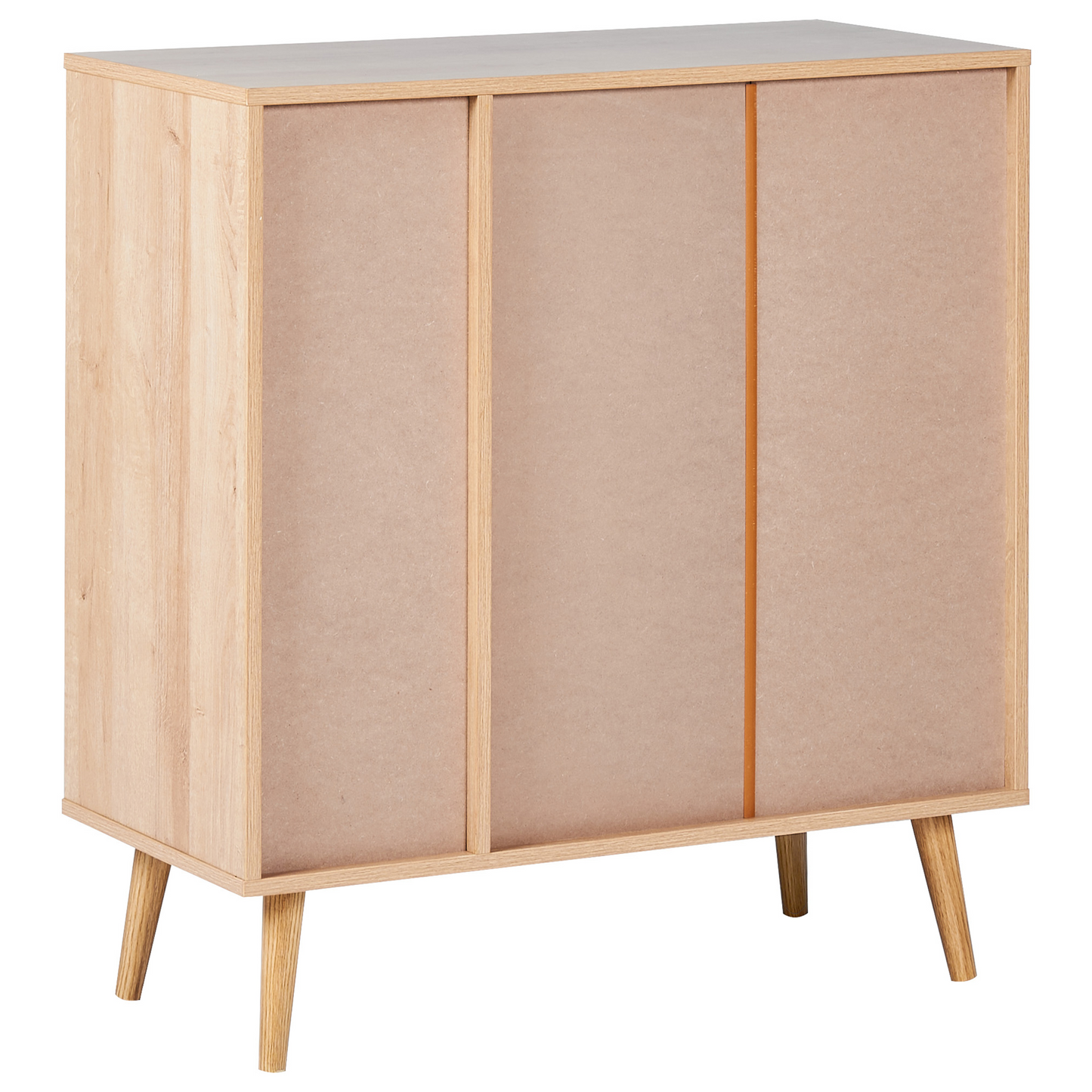 Sideboard Rattan Front 2 Doors Wine Rack Boho Style