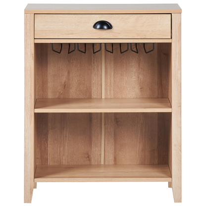 Sideboard Light Brown Particle Board Traditional 1 Drawer