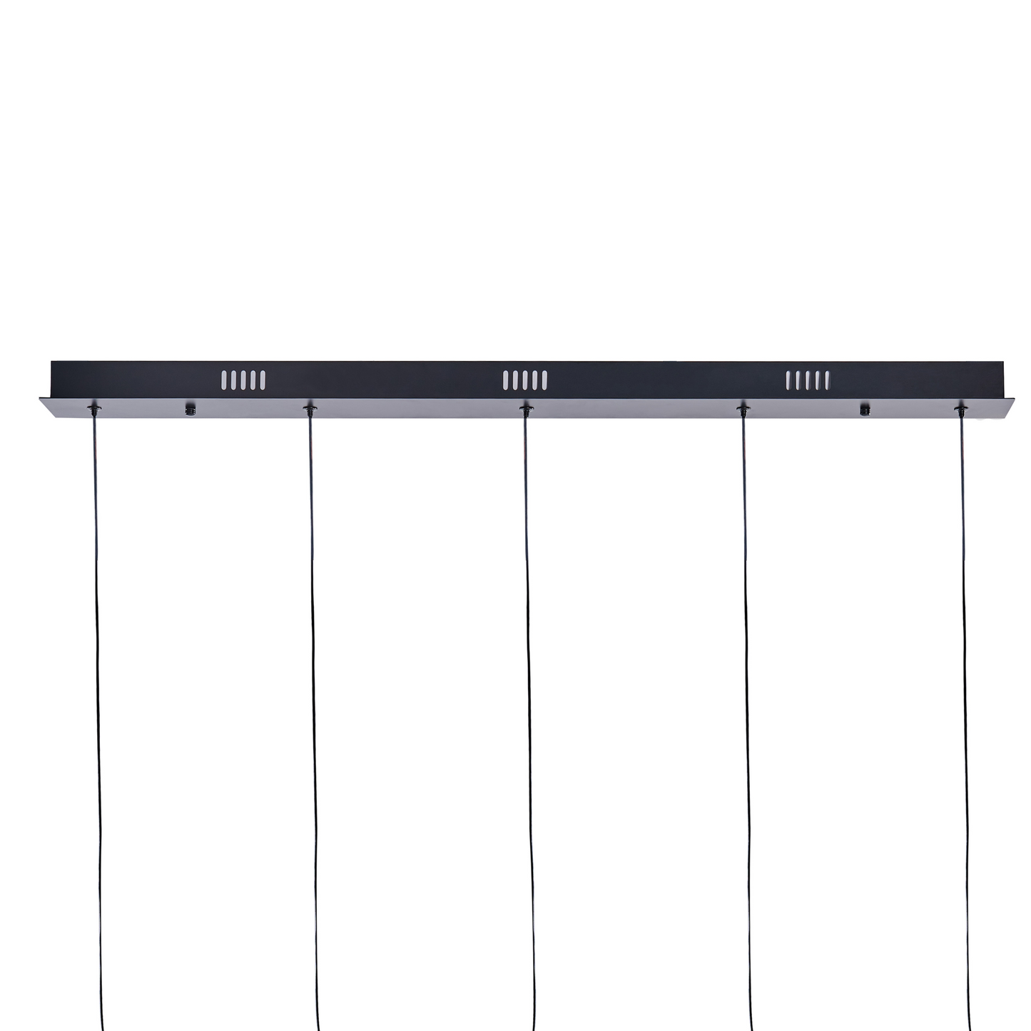 Pendant Lamp Iron Finish Multicolor Glass 5 Light