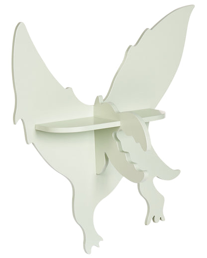 DinoNest Dinosaur Wall Shelf Light Green MDF