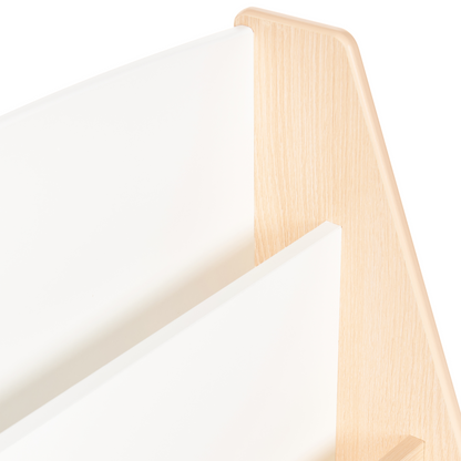 Brand Name 4-Tier Bookshelf White MDF Shelves