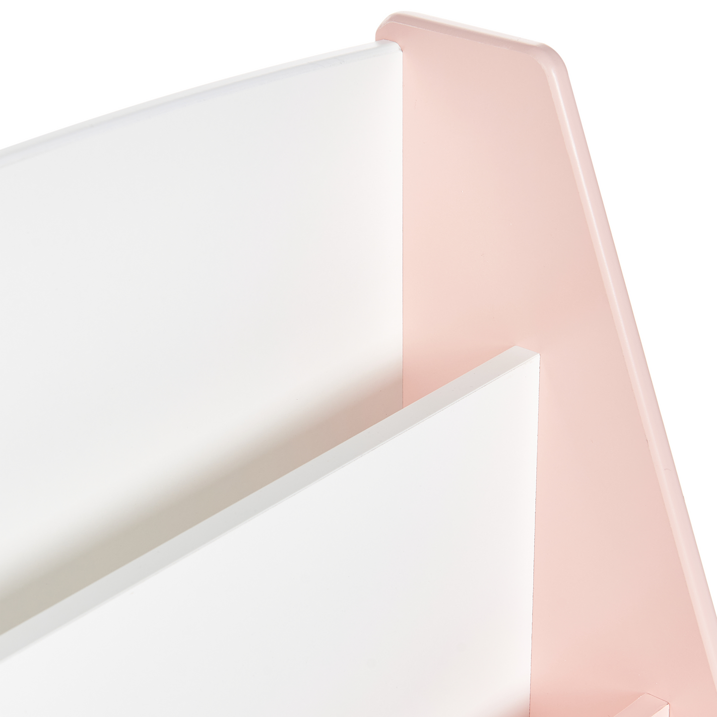 BrightNest 4 Tier Pastel Pink MDF Bookshelf