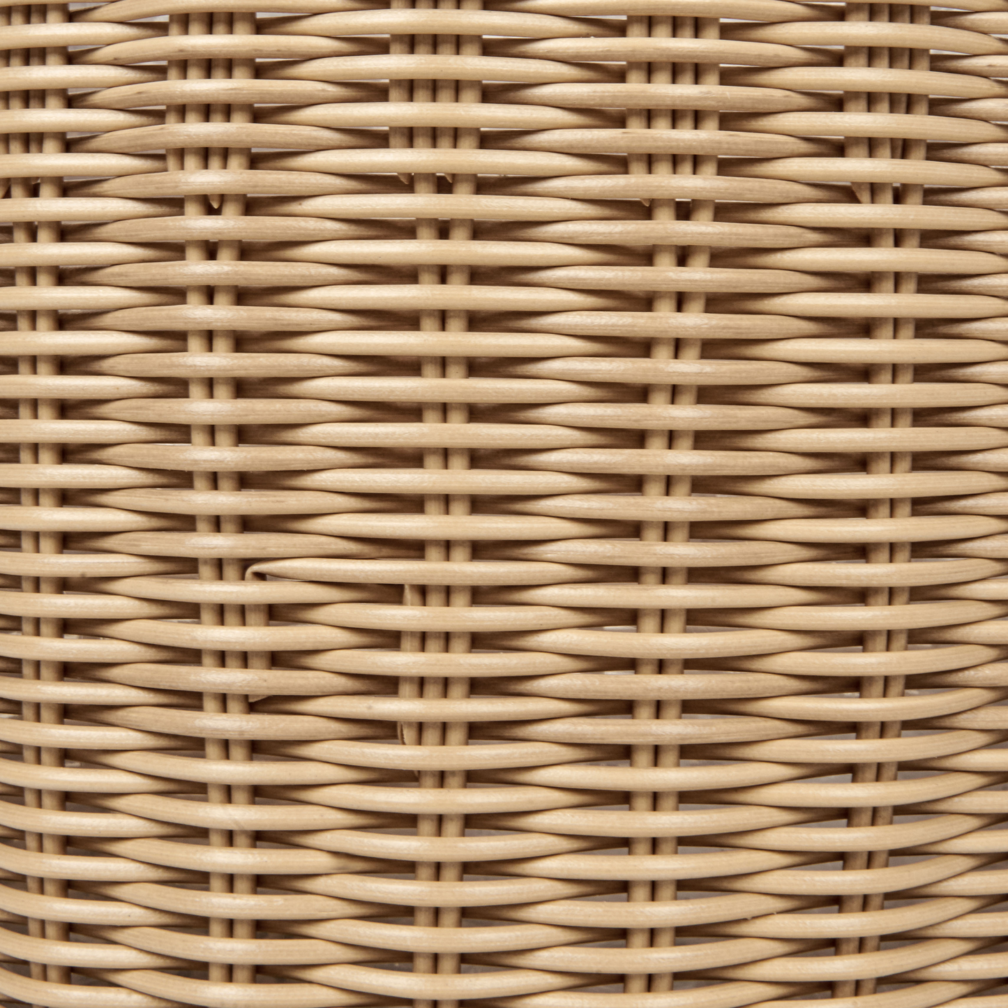 Plant Baskets 3 Pack Natural Brown PE Rattan Round