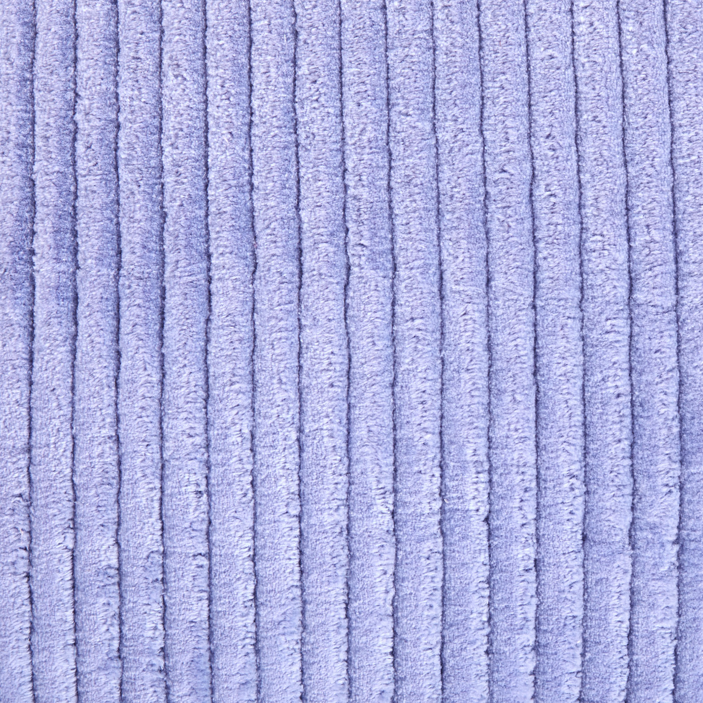 Floor Cushion Light Violet 55 x 55cm Velvet Corduroy Pouffe