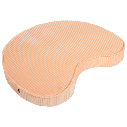 Peach Pink Bean Floor Cushion 90 x 75 x 10cm Corduroy Pouffe