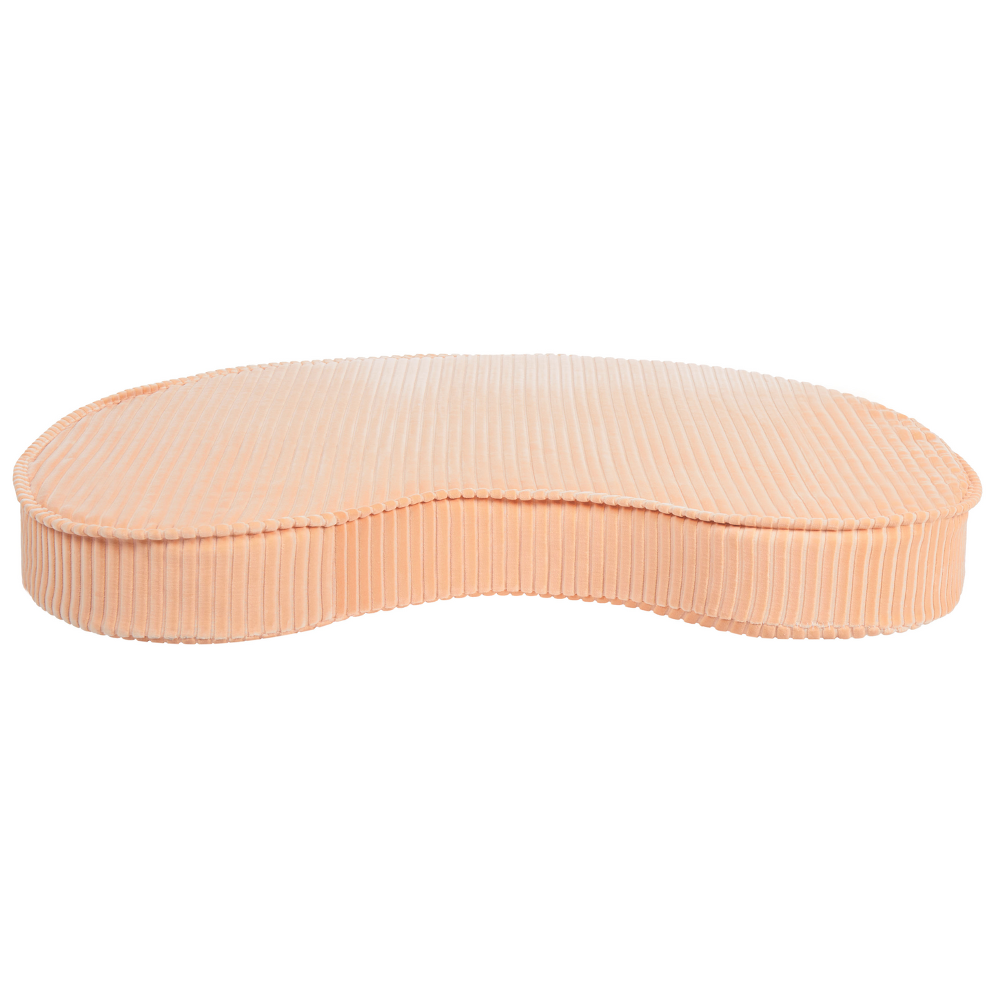 Peach Pink Bean Floor Cushion 90 x 75 x 10cm Corduroy Pouffe