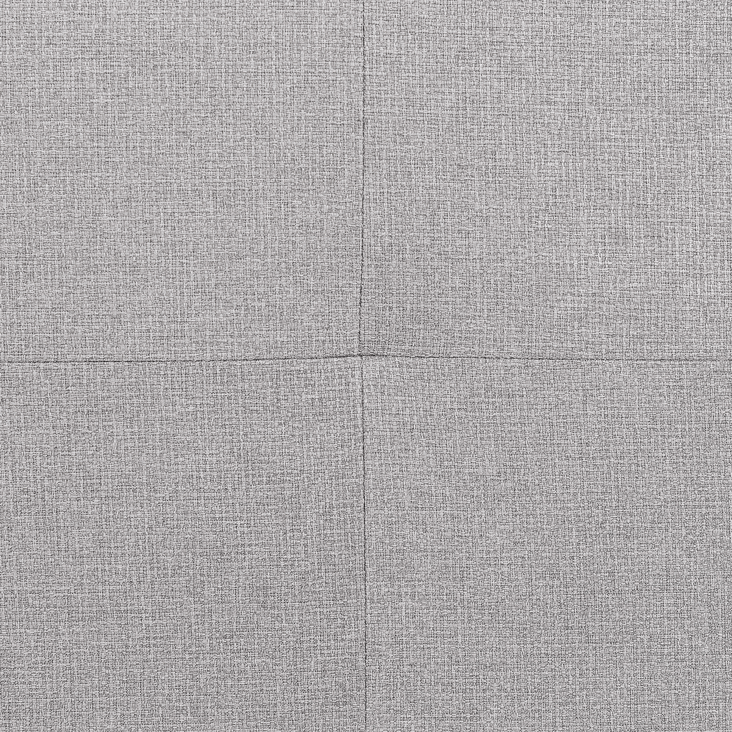 Ottoman Grey Fabric Upholstered Movable Cushions