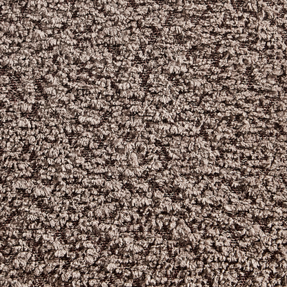 Boucle Armchair for Kids Brown Upholstery with Armrests Modern Nursery Chair