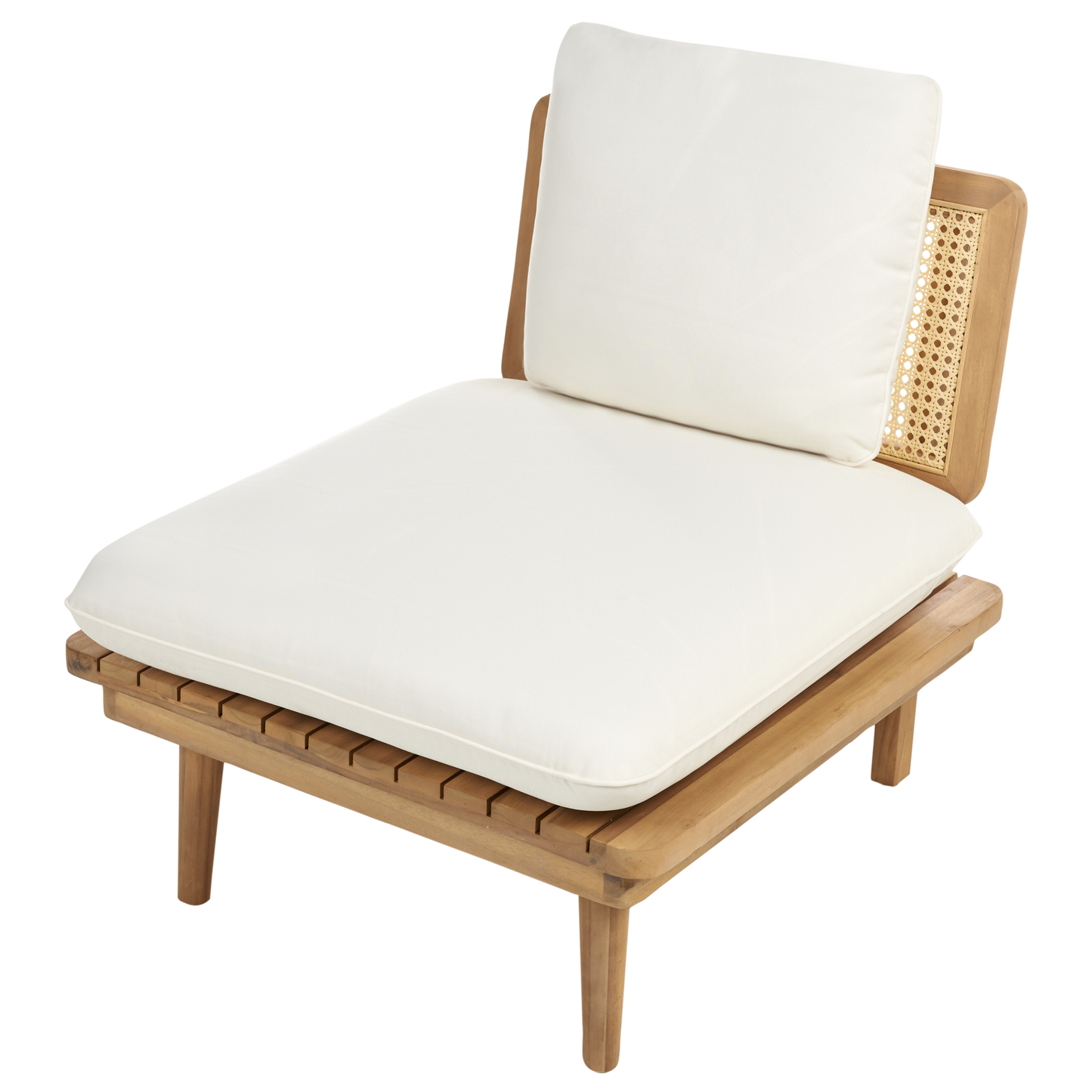 Outdoor 5 Piece Set Light Beige Cushions Boho