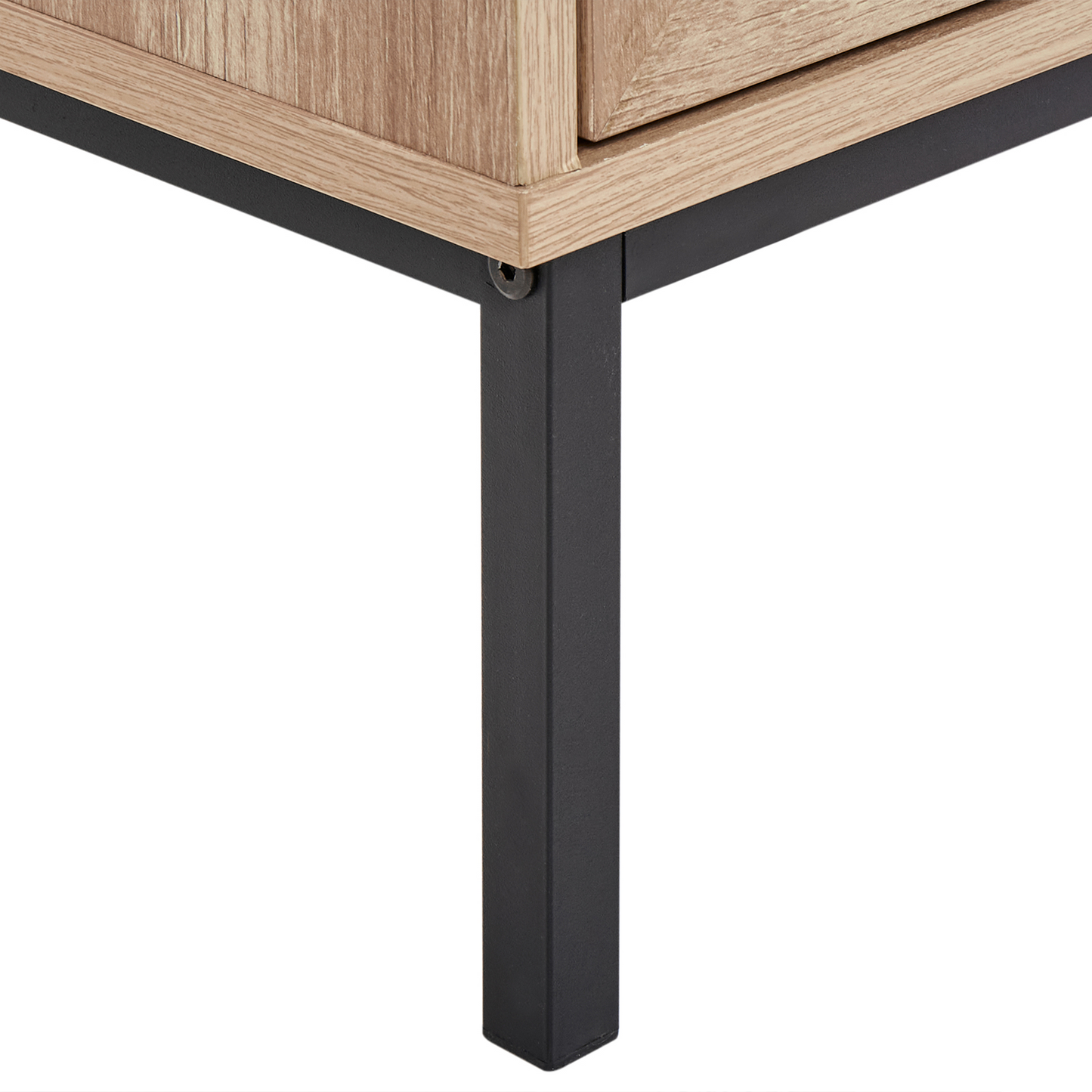 Bathroom Cabinet With Rattan Front Braided Design 40 x 165cm