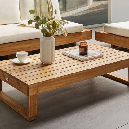 Garden Co Acacia Wood Garden Coffee Table 110 x 60cm