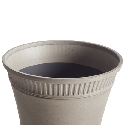 Grey Round Matte Planter 44cm Indoor Outdoor