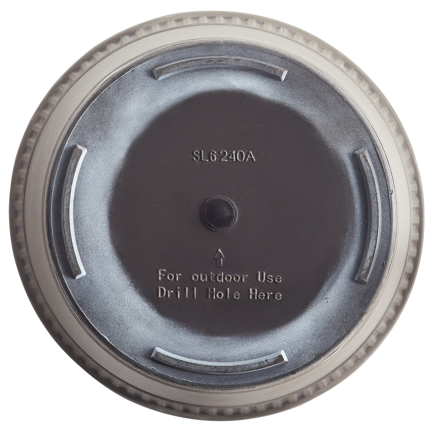 Grey Round Matte Planter 44cm Indoor Outdoor