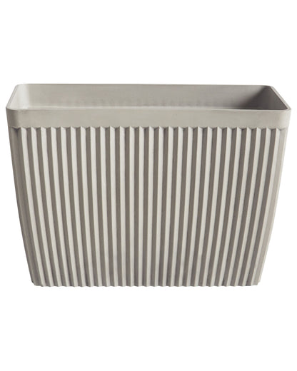 Everstone Polyresin Beige Stone Flower Pot 58 x 28 Rectangular Matte