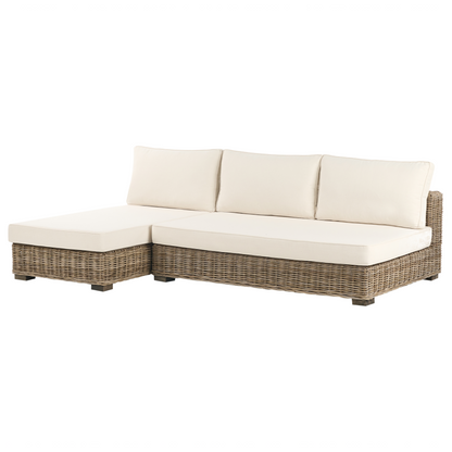 Veranda Grey Wicker Garden Conversation Set With Coffee Table