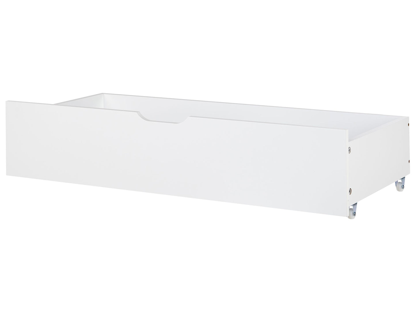 Brand White MDF Underbed Storage Drawers Set Of 2 With Wheels