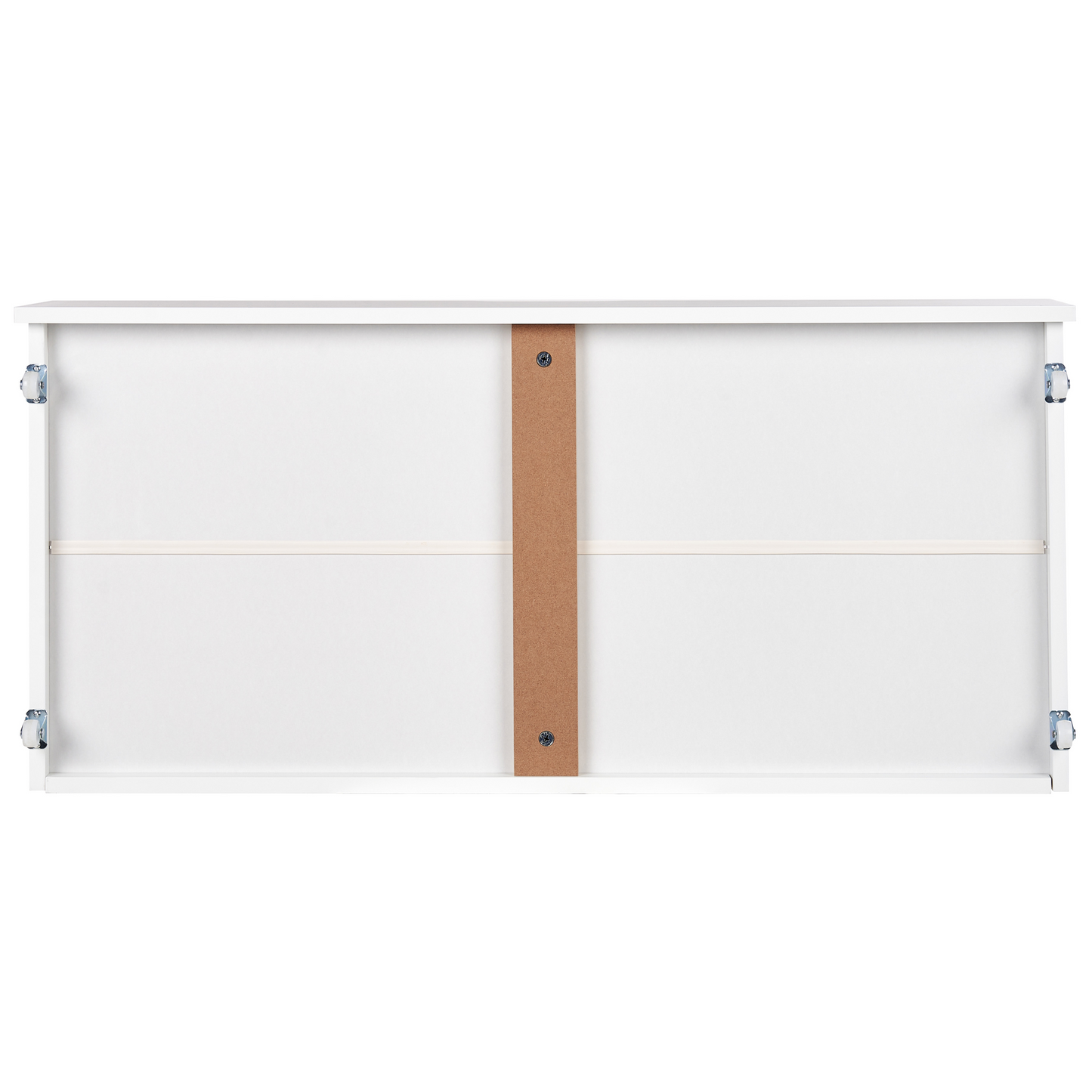 Brand White MDF Underbed Storage Drawers Set Of 2 With Wheels