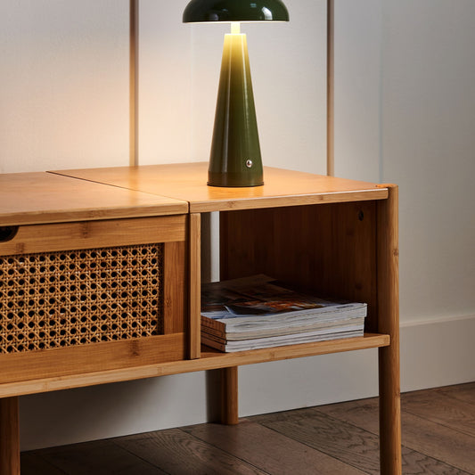 Lighting Table Lamp Black Iron Wireless Dimmer Modern Design