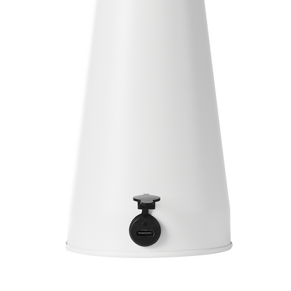 White Iron Indoor Table Lamp Wireless Dimmer Modern Design
