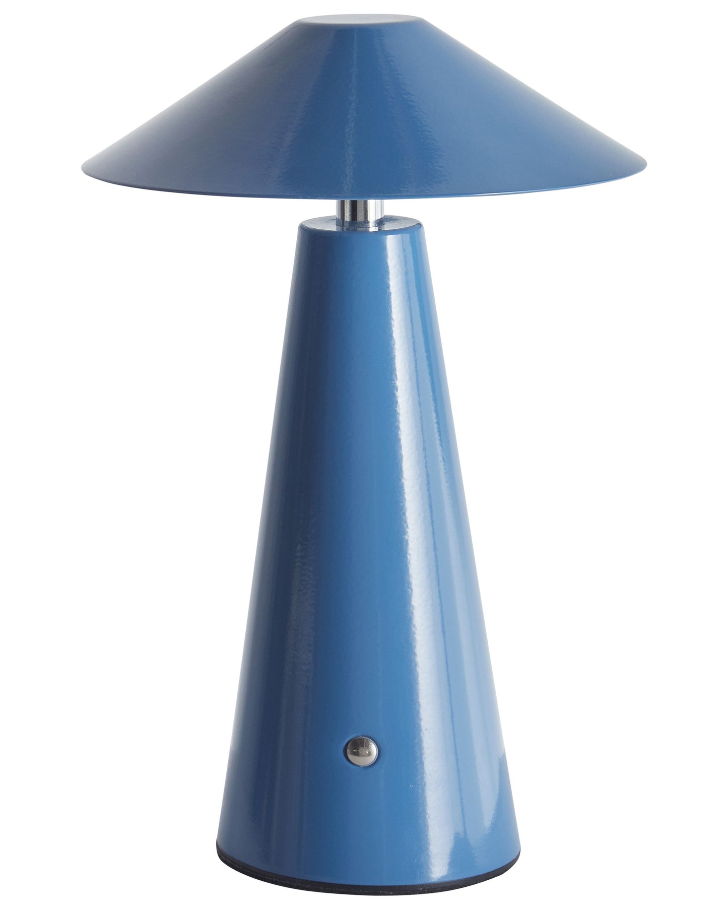 Table Lamp Blue LED Wireless Iron Indoor Mushroom Modern