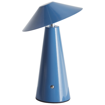Table Lamp Blue LED Wireless Iron Indoor Mushroom Modern
