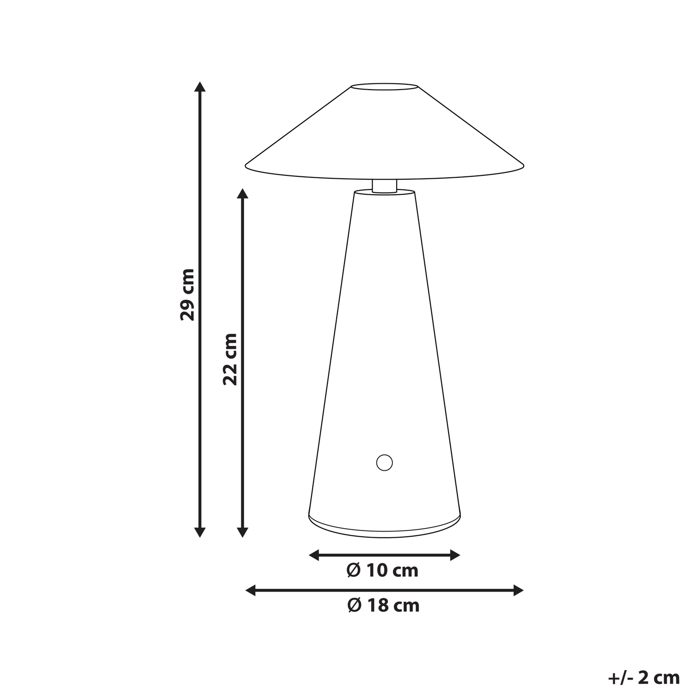 Table Lamp Green Led Wireless Iron Indoor Mushroom