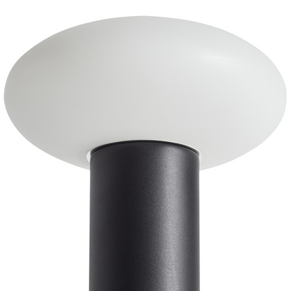 Table Lamp Black LED Wireless Indoor Mushroom Modern Minimalist Home Light