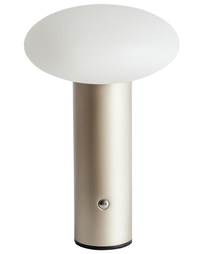 Gold LED Wireless Table Lamp Mushroom Modern