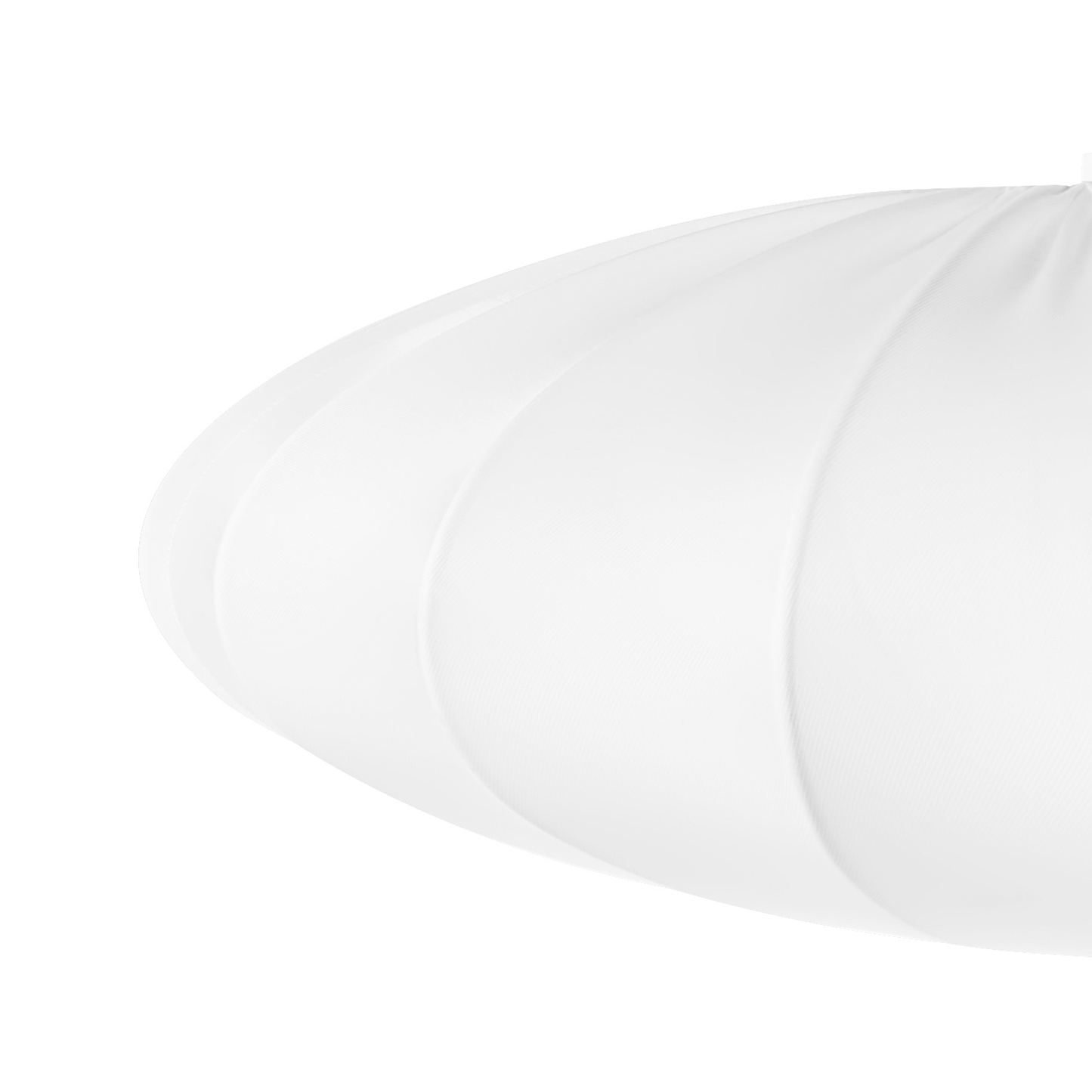 Hanging Pendant Lamp White Nylon Shade Modern Living Light