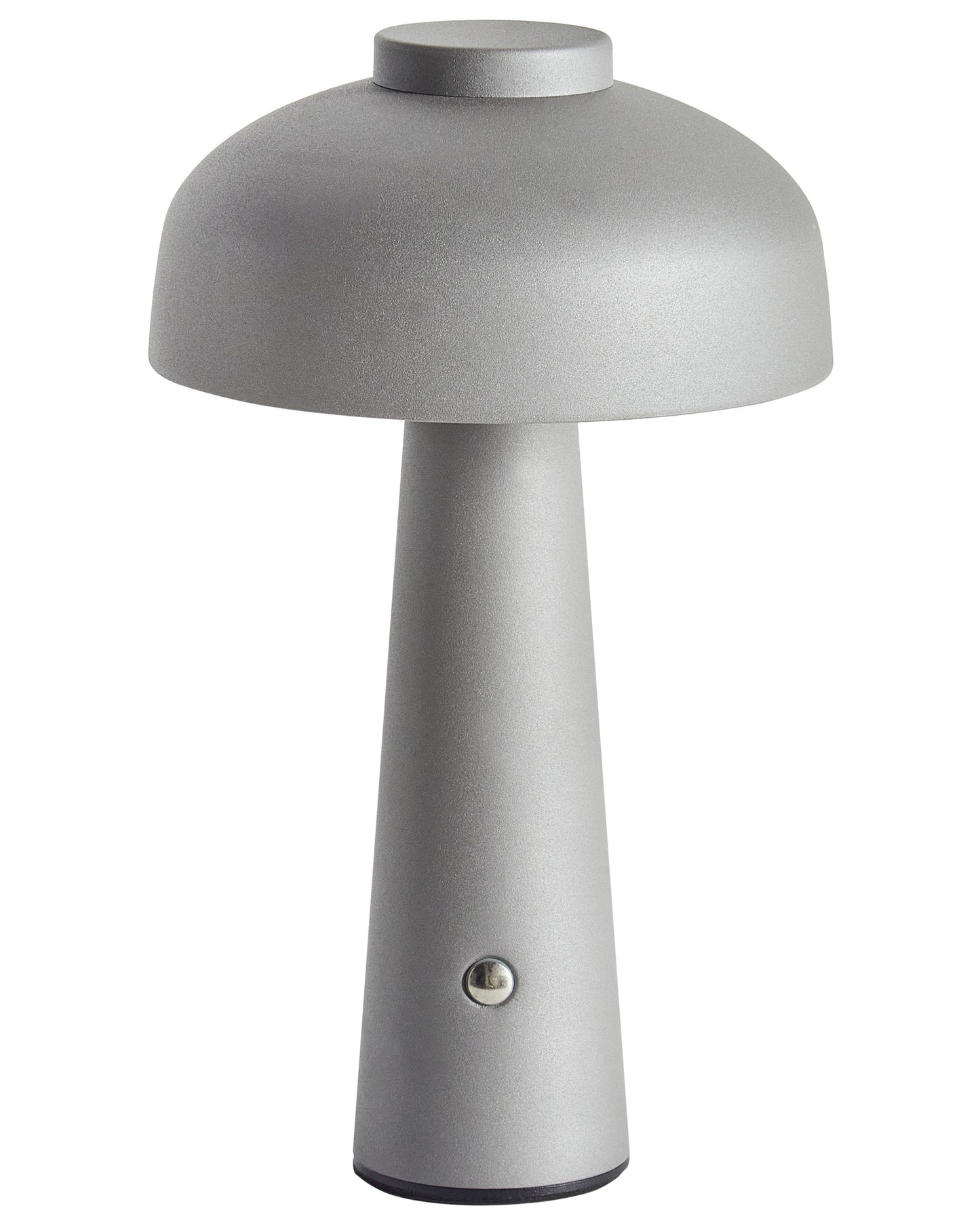 Table Lamp Grey Led Wireless Iron Indoor Mushroom Modern