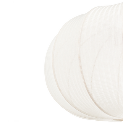 Pendant White Black Nylon Shade