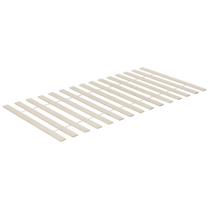 PineLane Bed Frame White Pine Wood Single 3Ft Headboard Minimalist