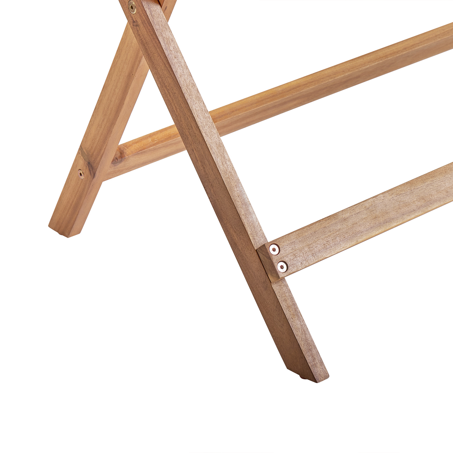 Garden Dining Table Brown Acacia Wood 120 x 60 Foldable