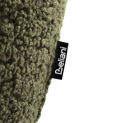 Boucle Bar Stool Set Of 2 Dark Green With Arms Backrest