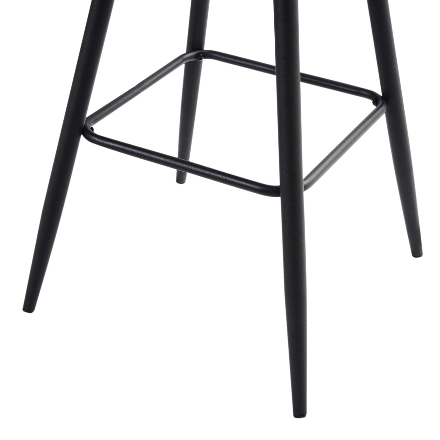 Boucle Bar Stool Set Of 2 Dark Green With Arms Backrest