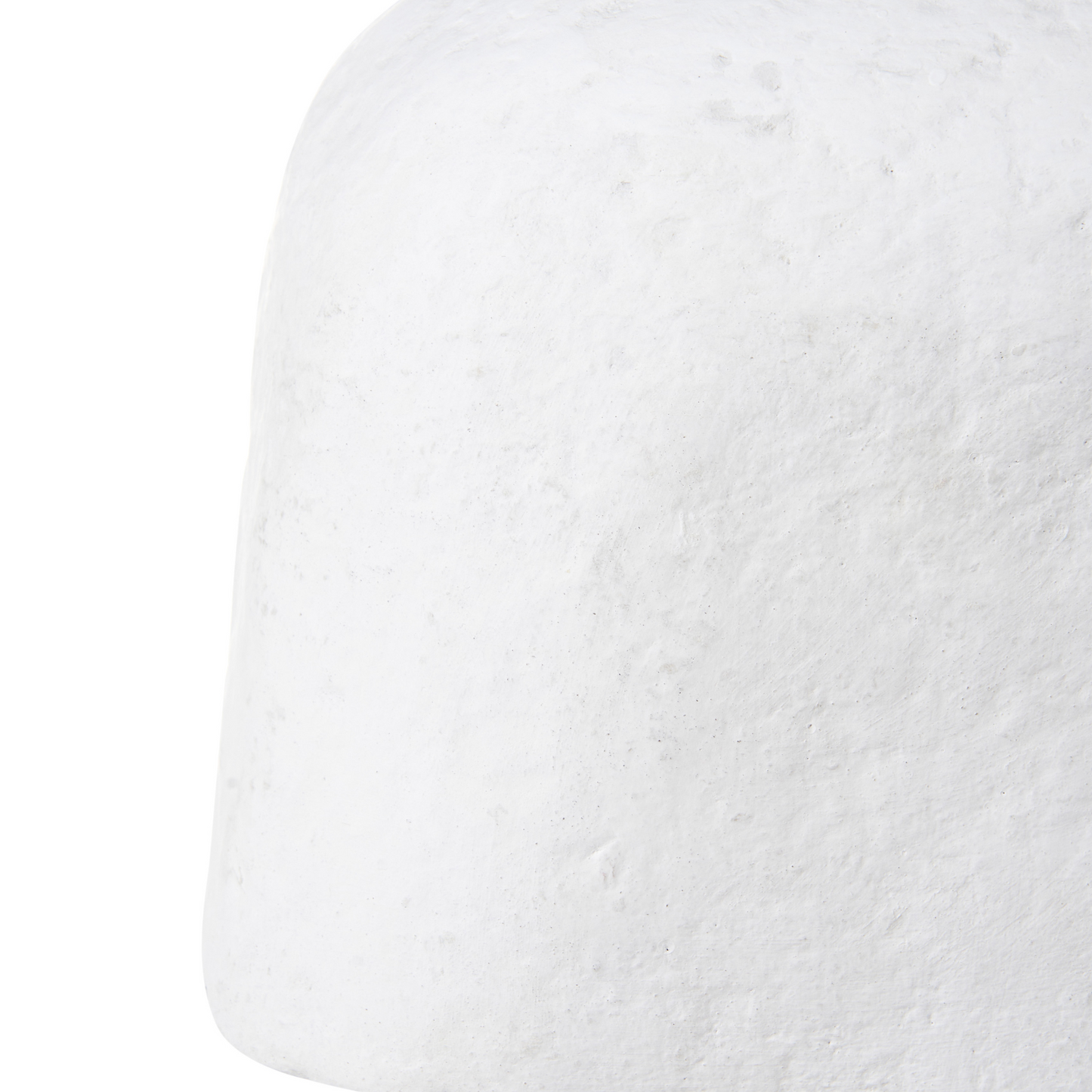 White Paper M?ch? Clay Handcrafted Bedside Table Lamp With Natural Charm