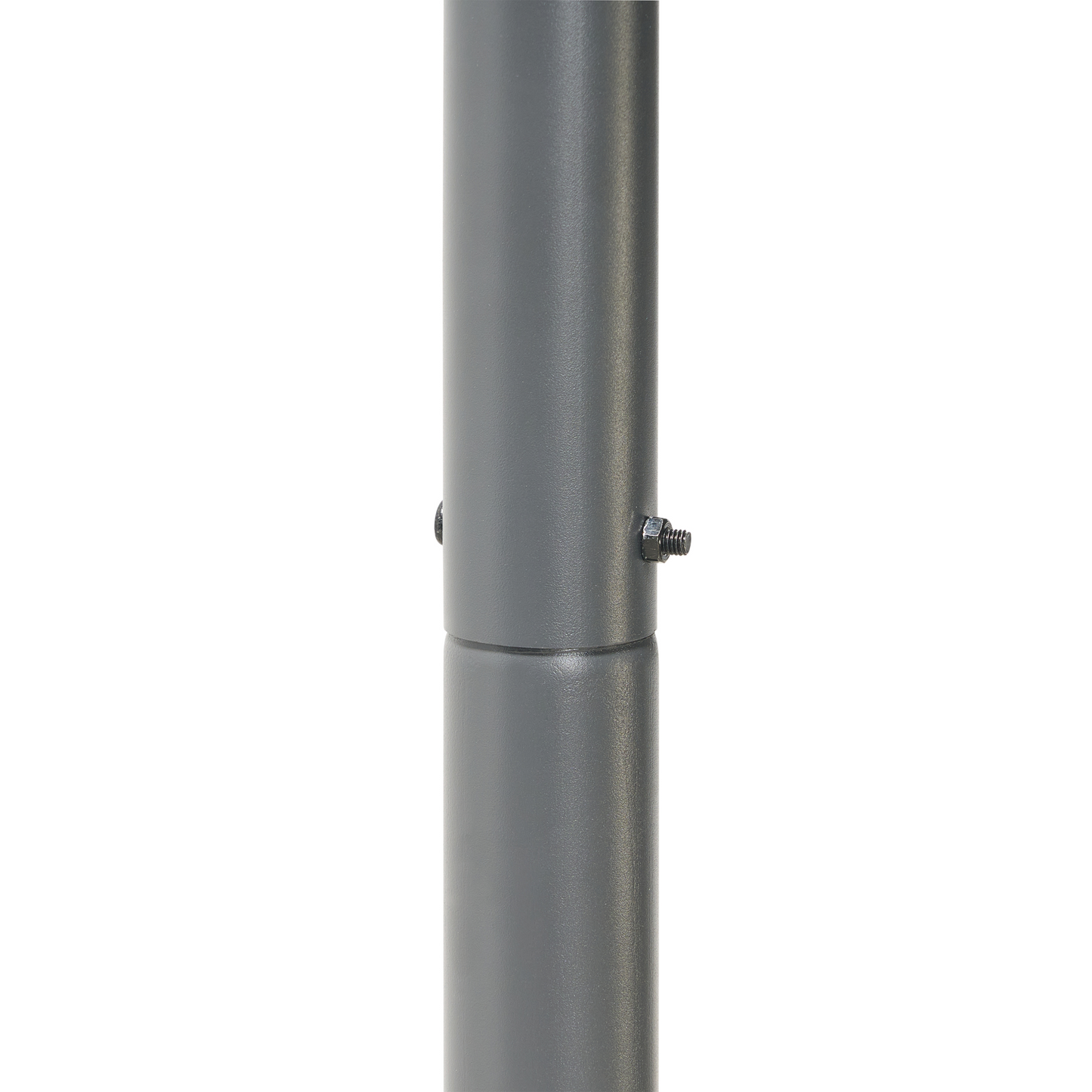 Outsunny Pergola Grey Polyester Steel 282 X 294cm Garden Pavilion