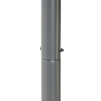 Outsunny Pergola Grey Polyester Steel 282 X 294cm Garden Pavilion