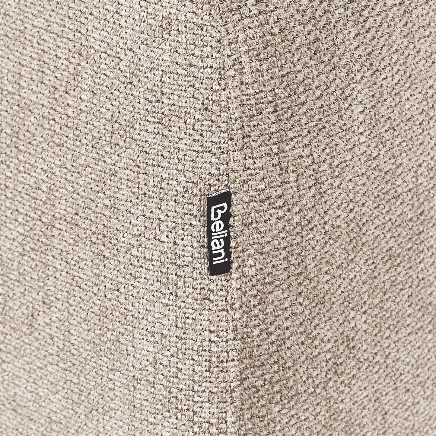 Taupe Fabric Ottoman Water Repellent Footstool With Legs