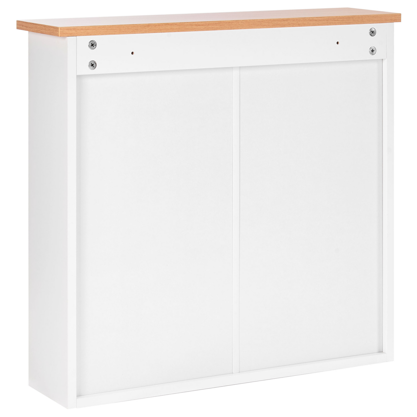 NordicLight Bathroom Mirror Cabinet White MDF 17x60 cm Wall Mounted