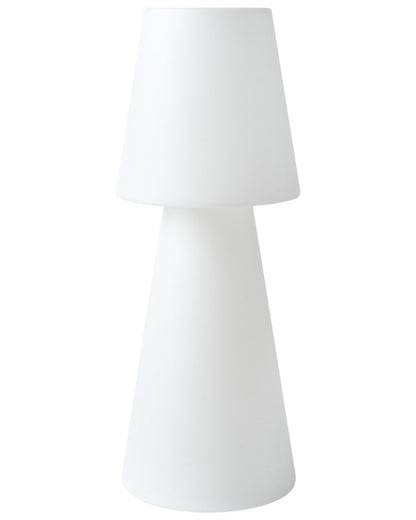 Outdoor LED Floor Lamp White IP54 Waterproof With Remote Control, Rechargeable, 16 Color Options
