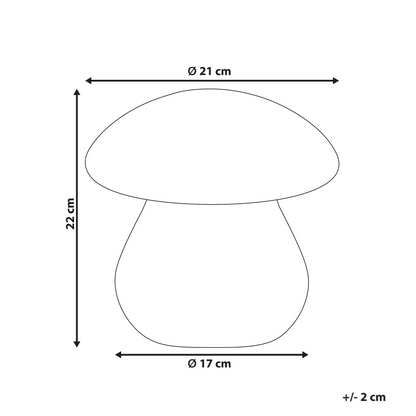 Outdoor LED Mushroom Table Lamp IP54 Waterproof Remote