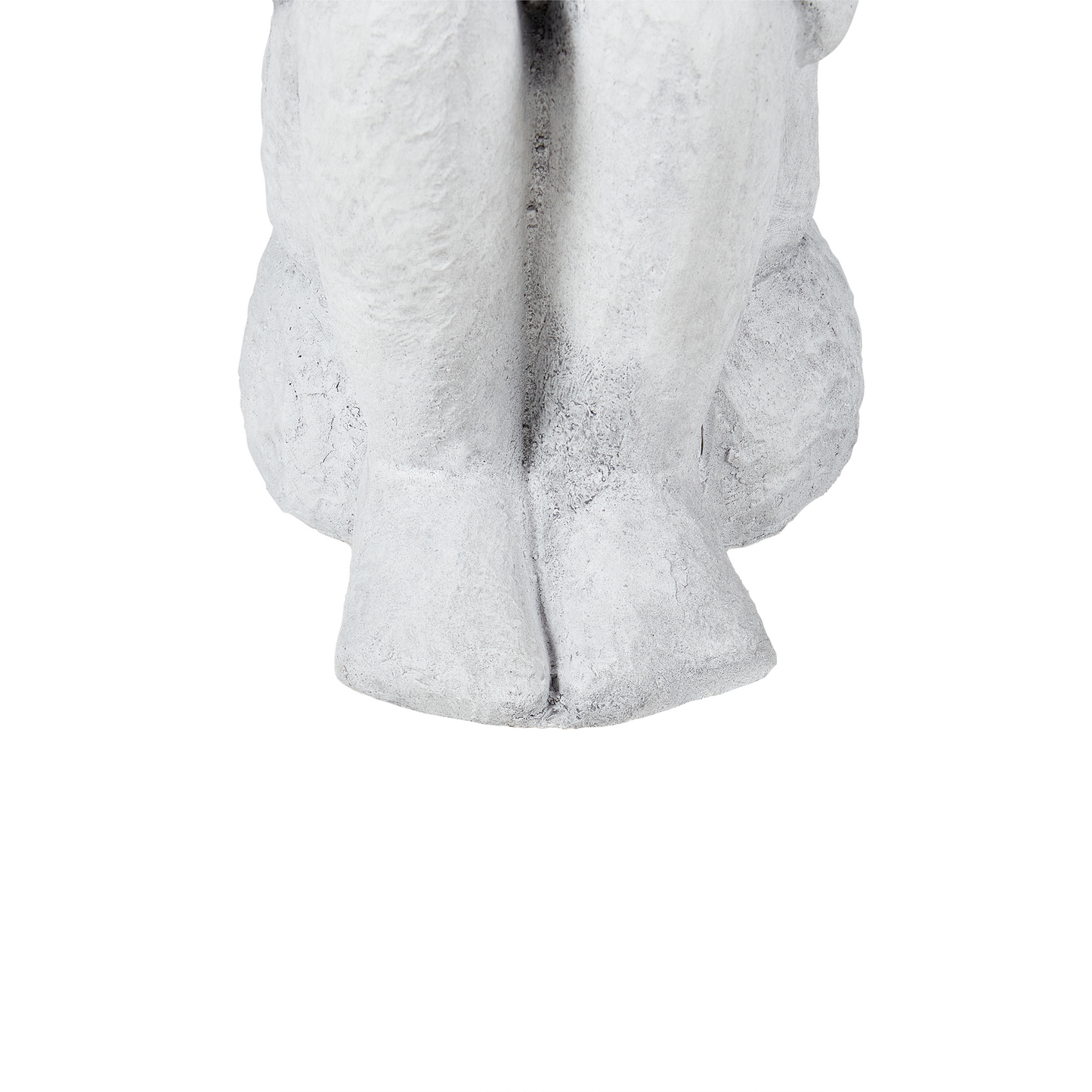 Decor Grey Figurine Contemplative Pose Indoor Outdoor Accent Piece For Garden And Living Room