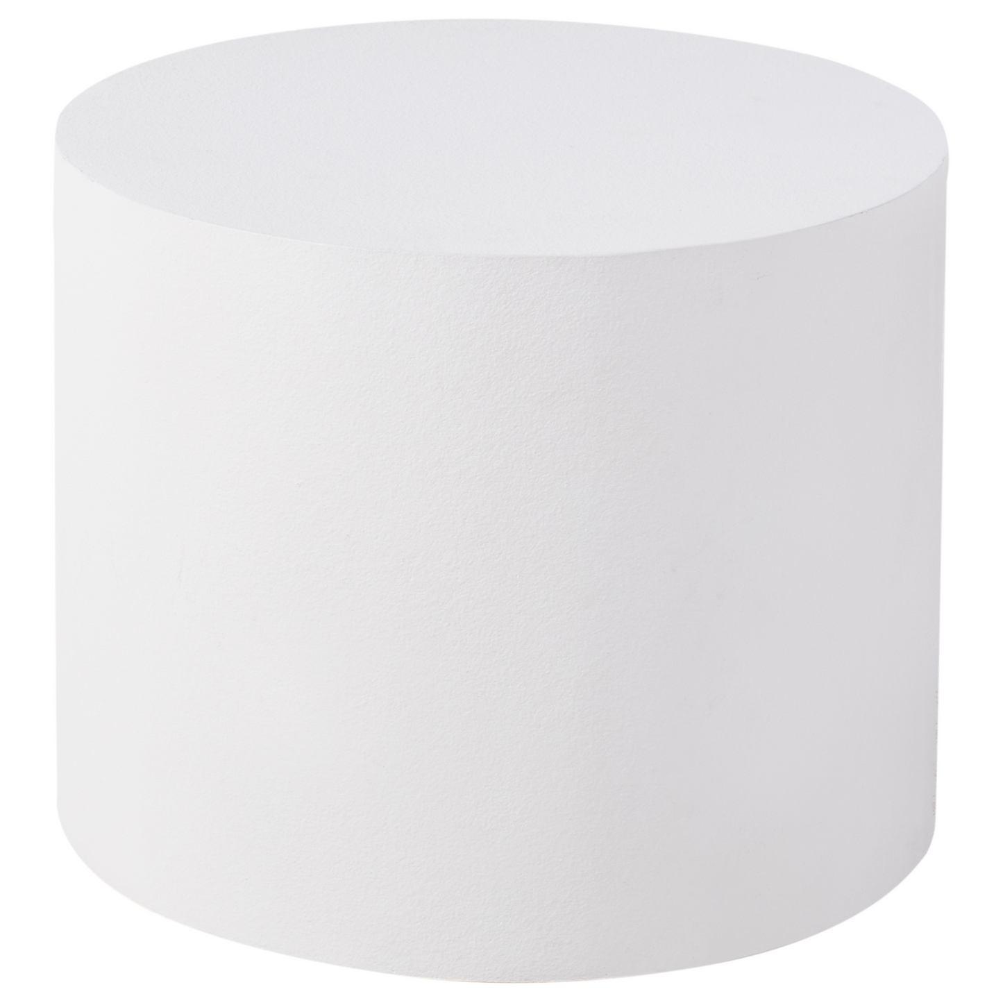 Set Of 2 Round Coffee Tables White Tops Small And Medium
