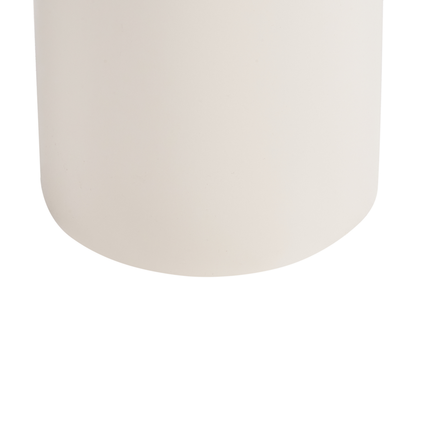 Sculptural Round White Side Table Small Living Room