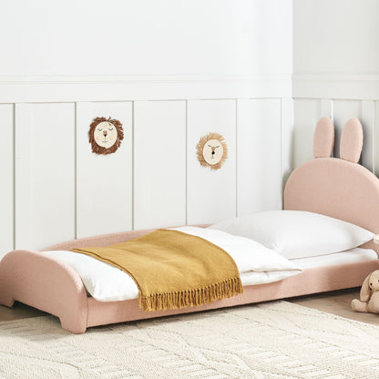 Bunny Boucl? Bed Beige 3ft EU Single Headboard
