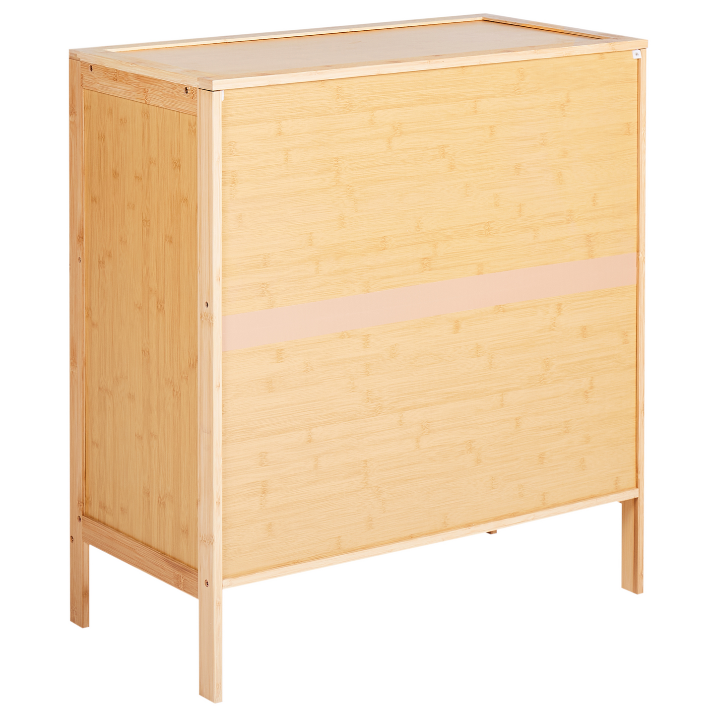 Sideboard Shoe Cabinet Light Brown Slatted Doors