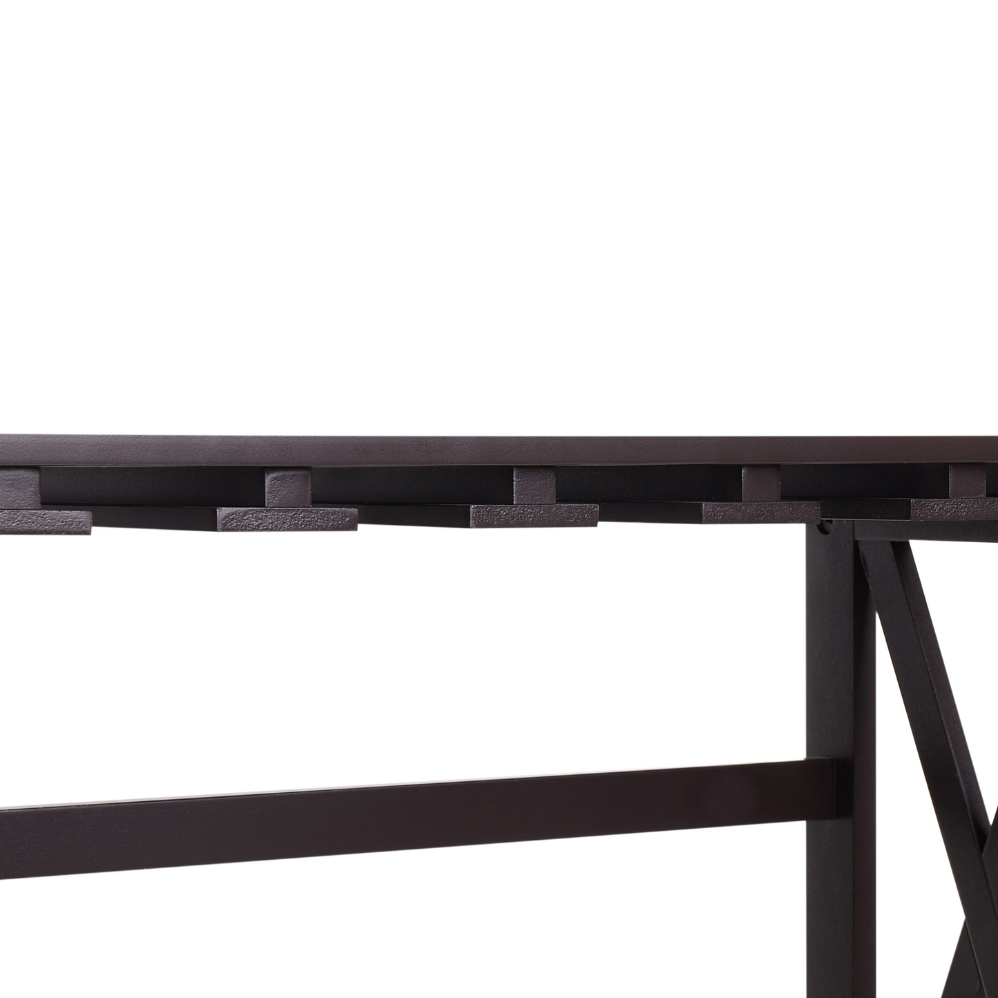 BrandLux Dark Brown Wine Rack Holder With MDF Pine Wood Legs 73 x 29 x 90 cm For Bottles And Glasses