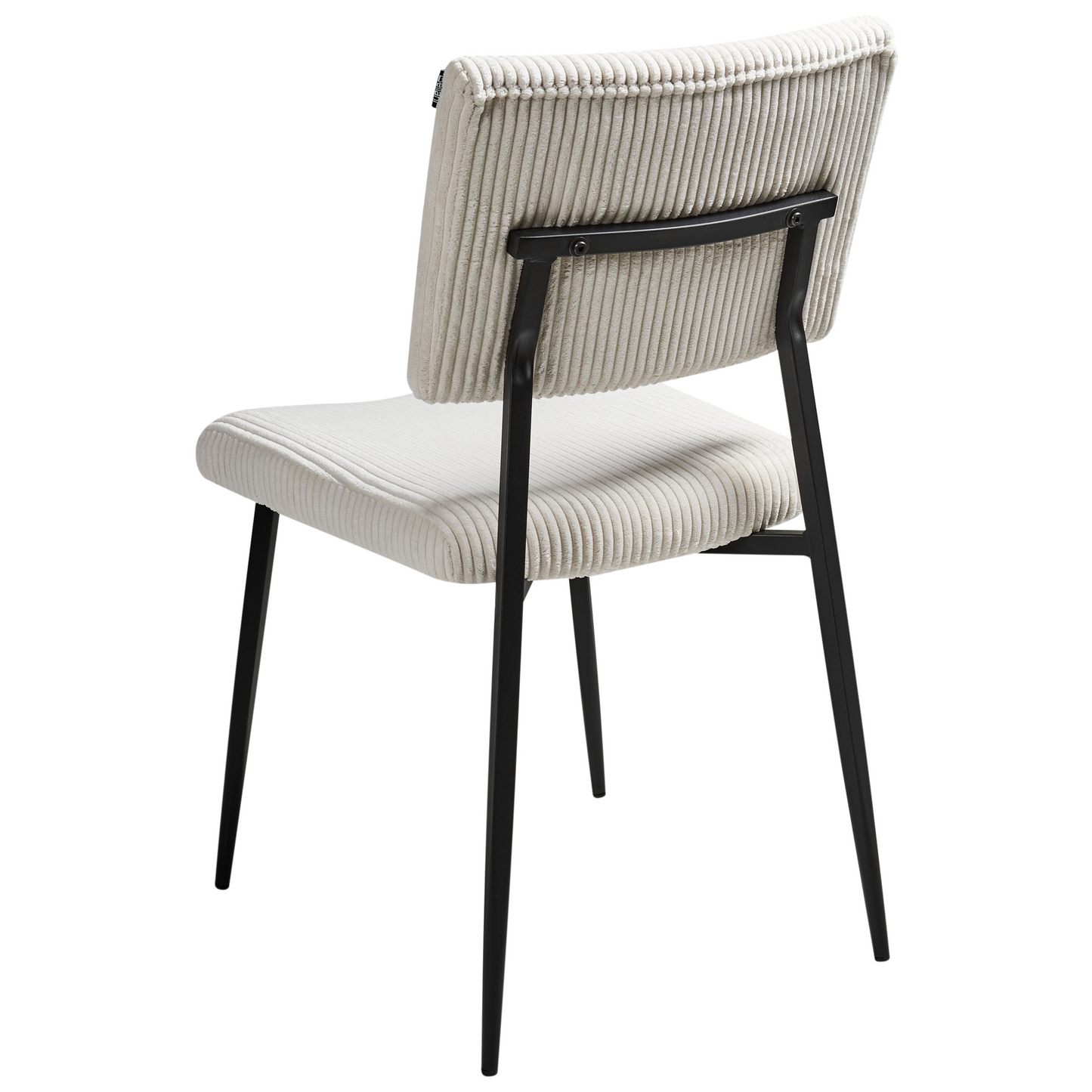 Heritage Home Set of 2 Off-White Corduroy Dining Chairs
